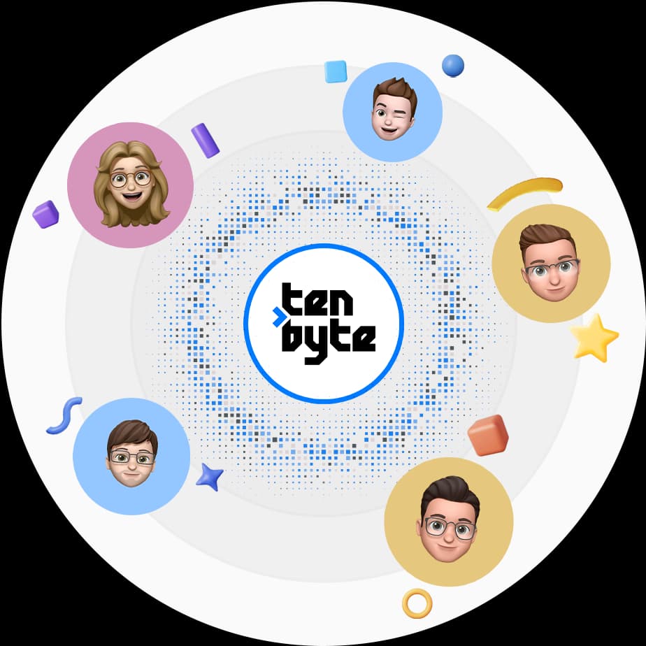 Tenbyte Team Illustration