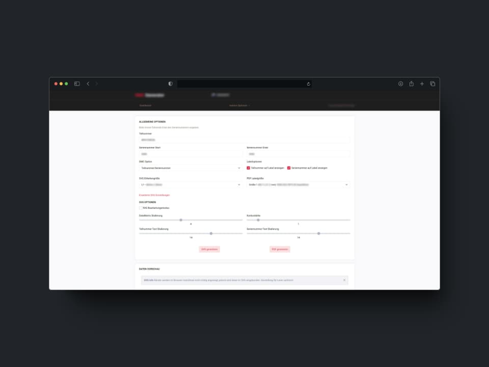 Industrielaser-SVG-Generator für den Motorsport
